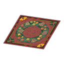 Animal Crossing festive rug
