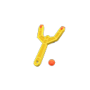 Animal Crossing colorful slingshot