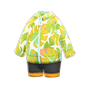 Animal Crossing leaf-print wet suit