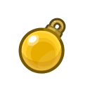 Animal Crossing gold ornament