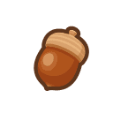 Animal Crossing acorn