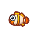 Animal Crossing clown fish