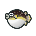 Animal Crossing blowfish
