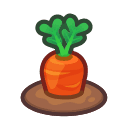 Animal Crossing ripe carrot plant