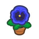 Animal Crossing blue-pansy plant