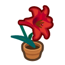 Animal Crossing red-lily plant