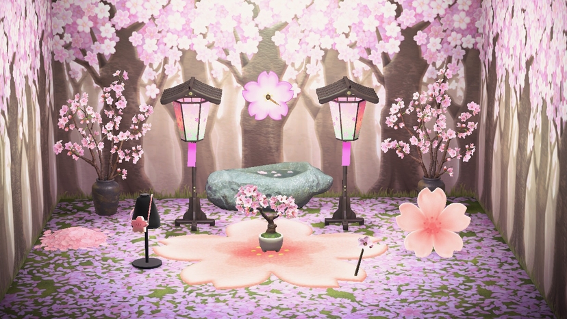Animal Crossing Cherry Blossom DIY Collection