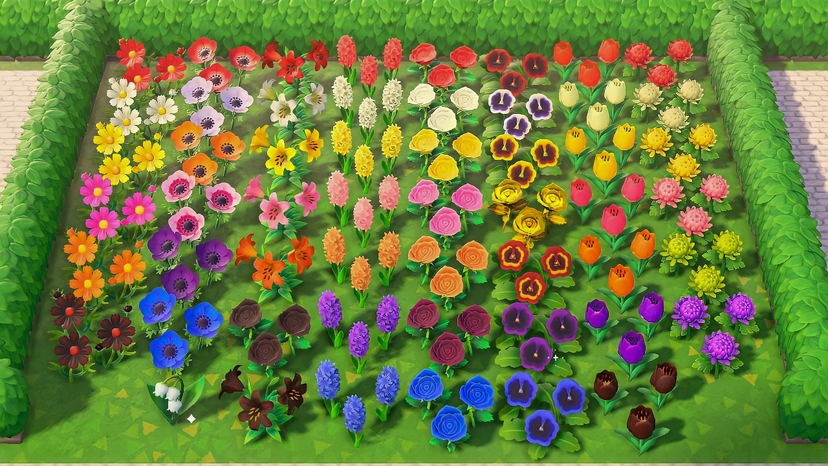 Animal Crossing Complete Flower Set