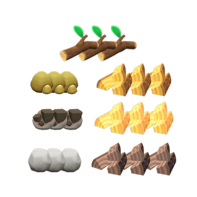 Animal Crossing Basic Material Set