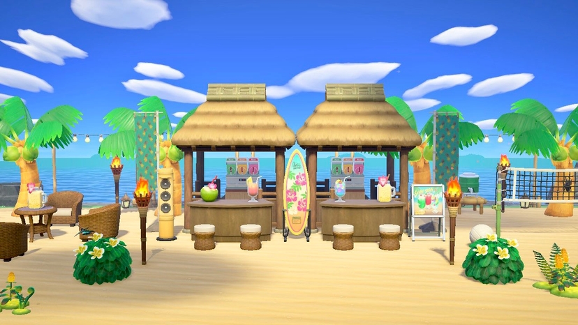Animal Crossing Tiki Bar Collection