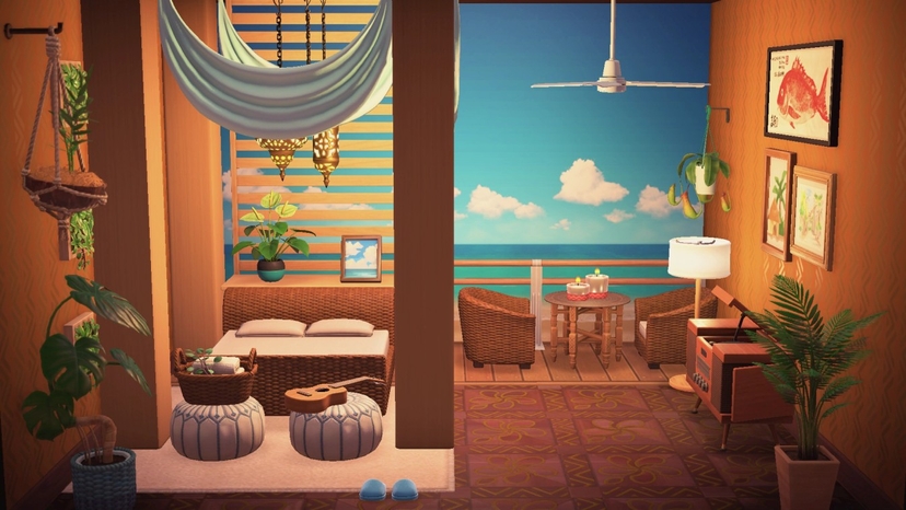 Animal Crossing Tropical Bedroom Collection