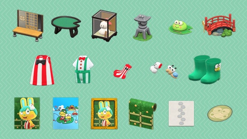 Animal Crossing Keroppi Collection