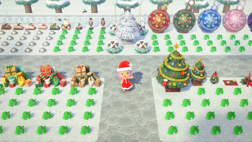 Animal Crossing Winter Christmas Treasure Island